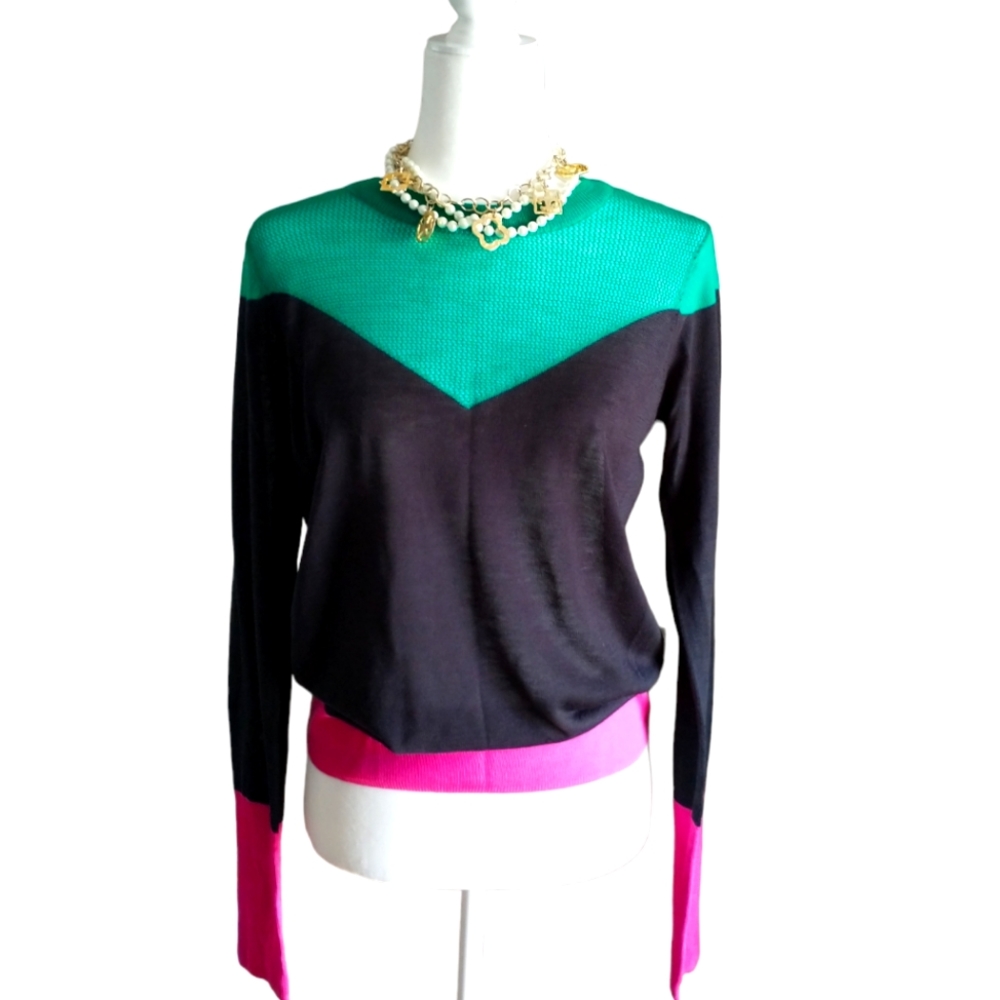 NWT I🖤Ronson Mesh Knit Top